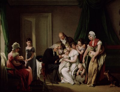 The Vaccination by Louis Leopold Boilly